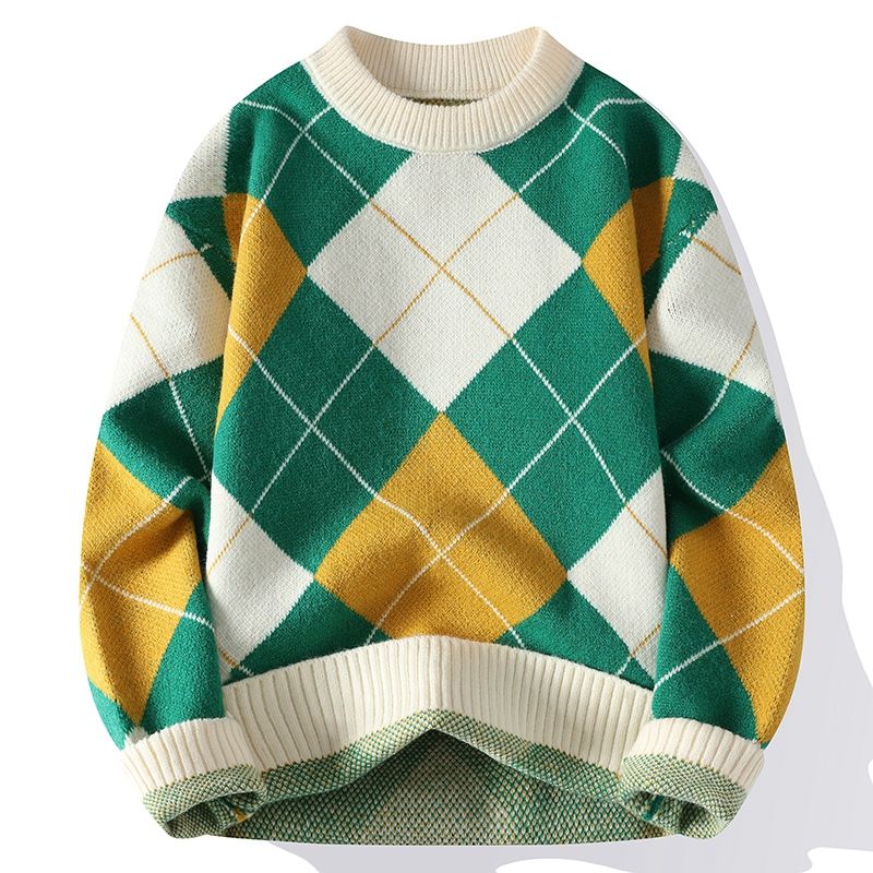Tomáš – Sweater de Malha às Riscas para Homens