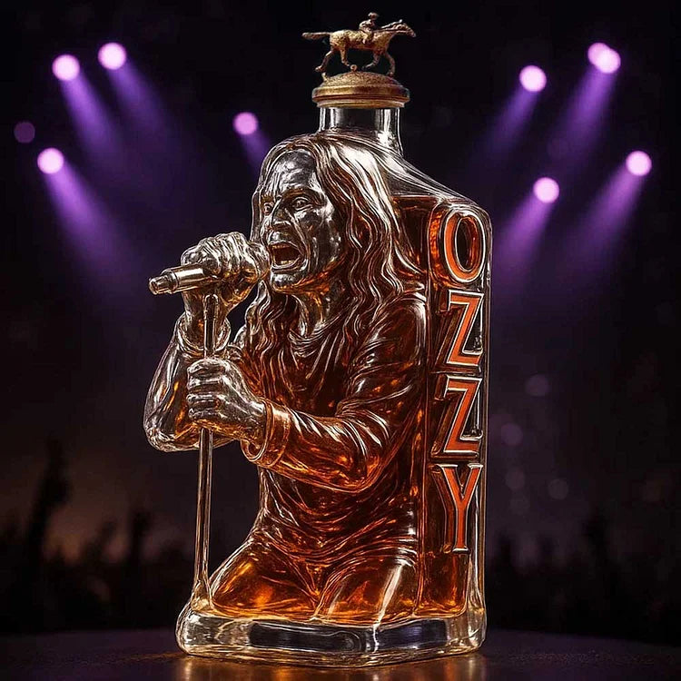 2025 Ozzy Osbourne Tour Final Comemorativa Garrafa de Whisky