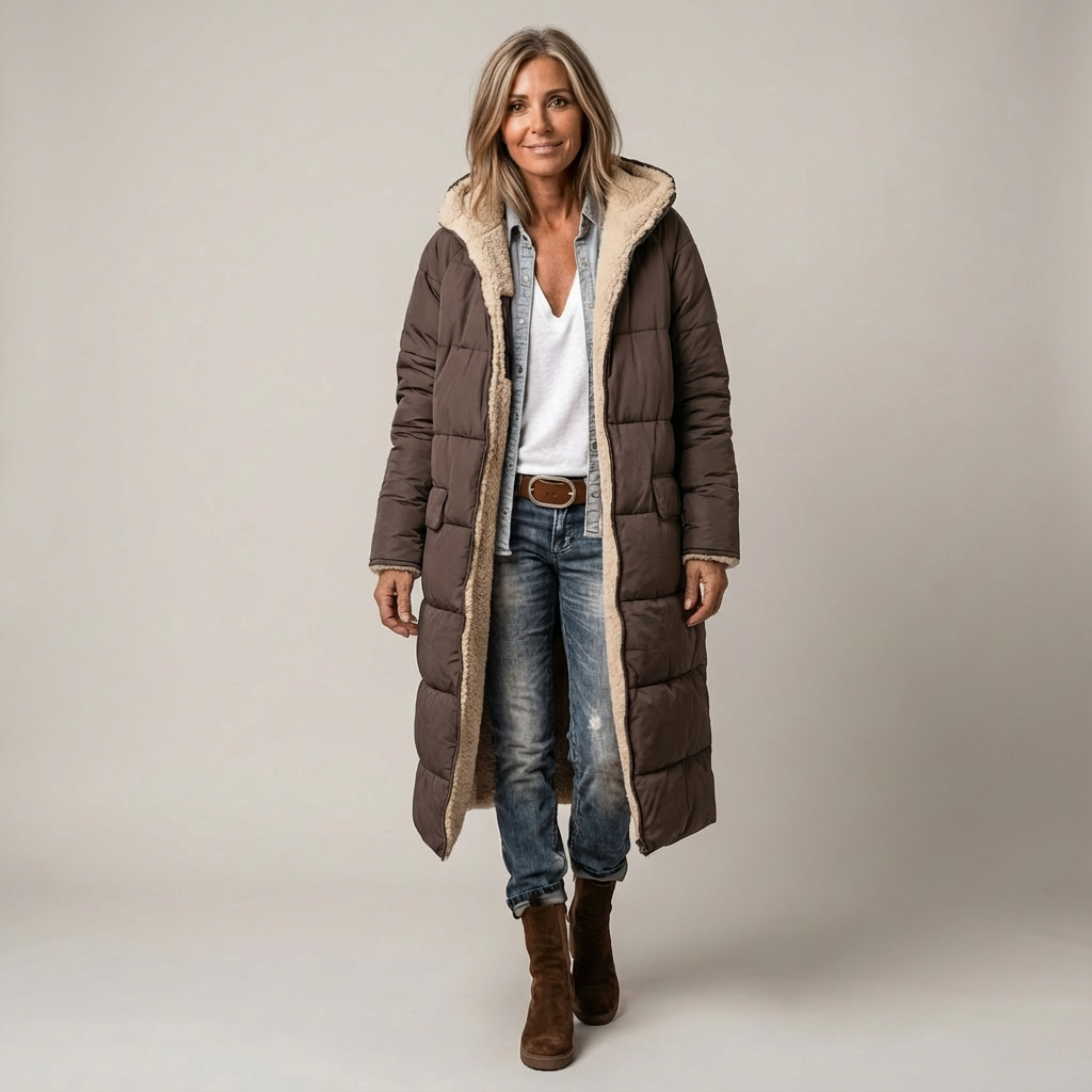 Amelia | Casaco elegante reversível