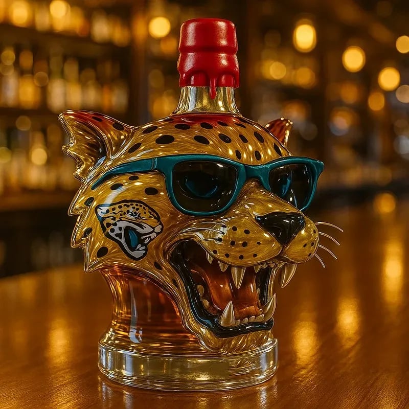 Jaguár | Garrafa de whisky Jacksonville Jaguars