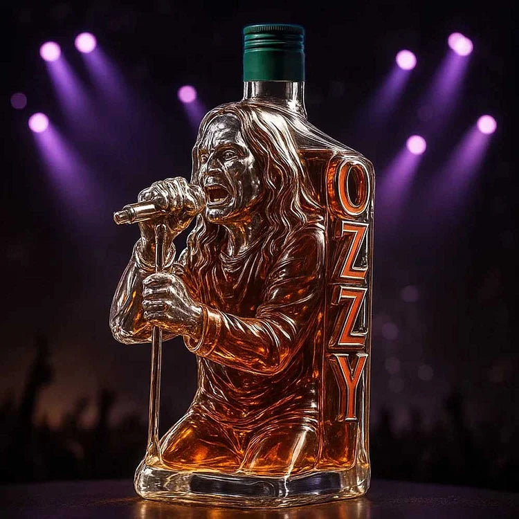2025 Ozzy Osbourne Tour Final Comemorativa Garrafa de Whisky