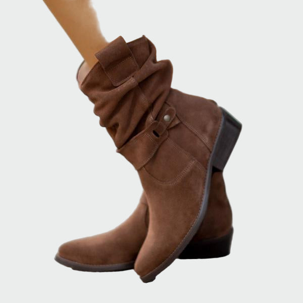 Adéla – Botas de Cano Baixo Confortáveis e Atemporais