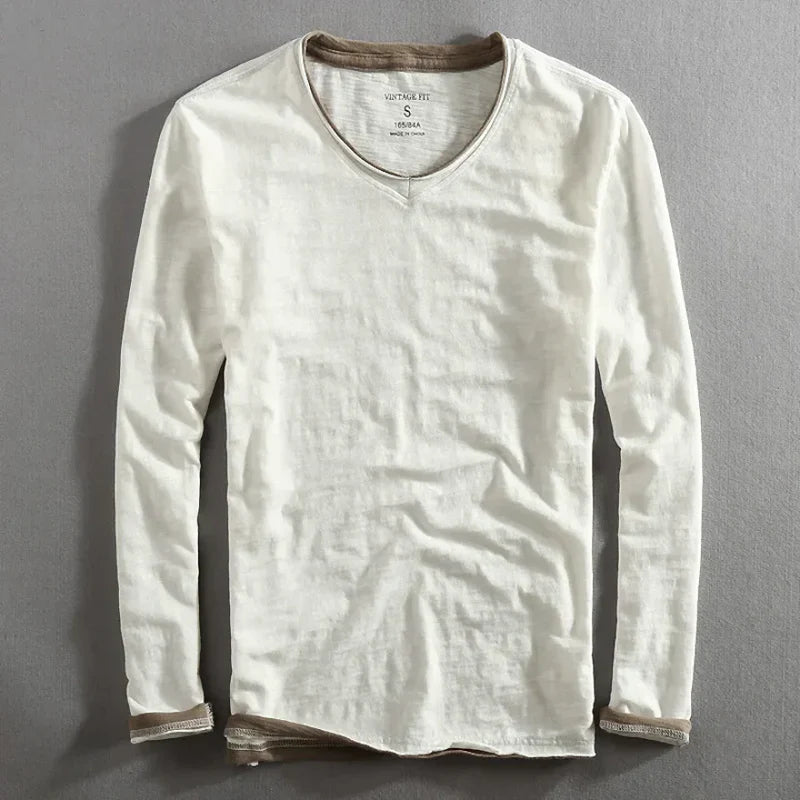Adéla – Camisa de Algodão de Manga Longa