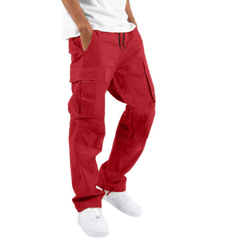 Tomáš – Calças Cargo Masculinas com Corte Largo – Calças Casuais e de Trabalho