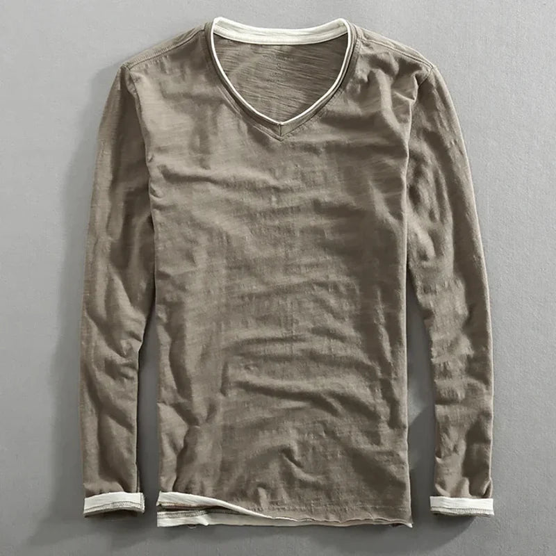 Adéla – Camisa de Algodão de Manga Longa