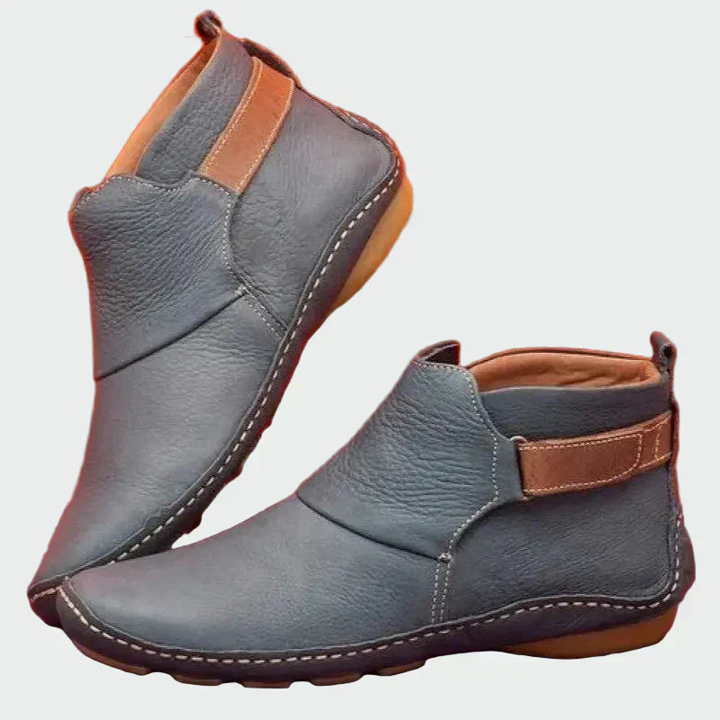 Botas de couro ortopédicas