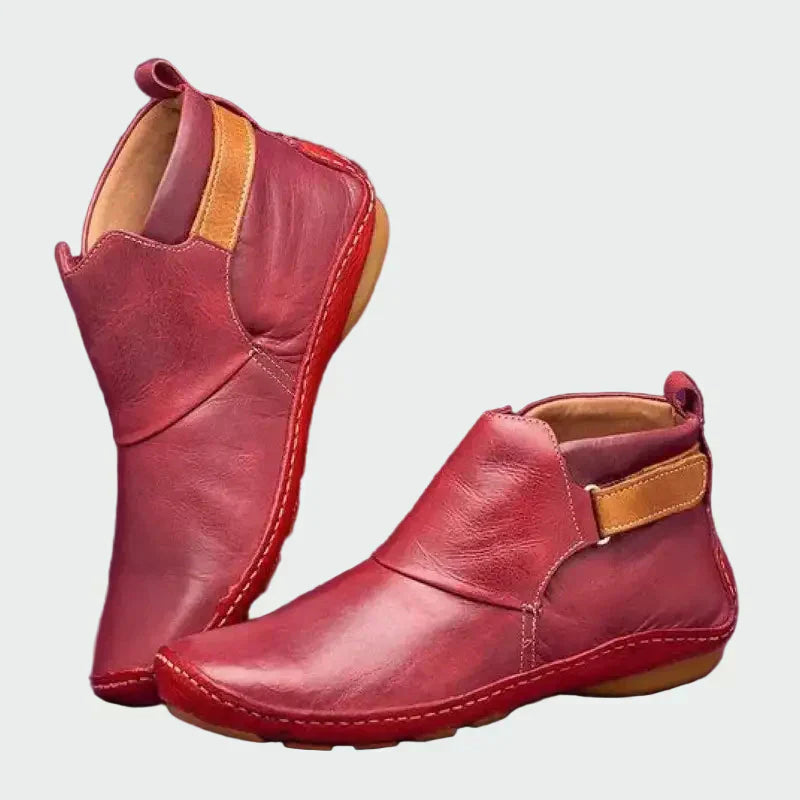 Botas de couro ortopédicas