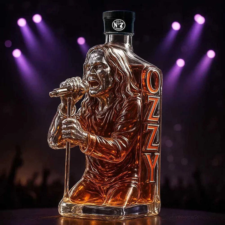 2025 Ozzy Osbourne Tour Final Comemorativa Garrafa de Whisky