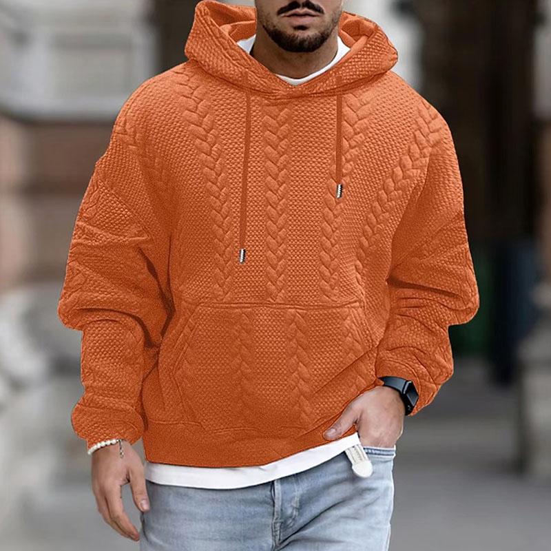 Tomáš – Sweater de Malha com Bolso Canguru para Homens