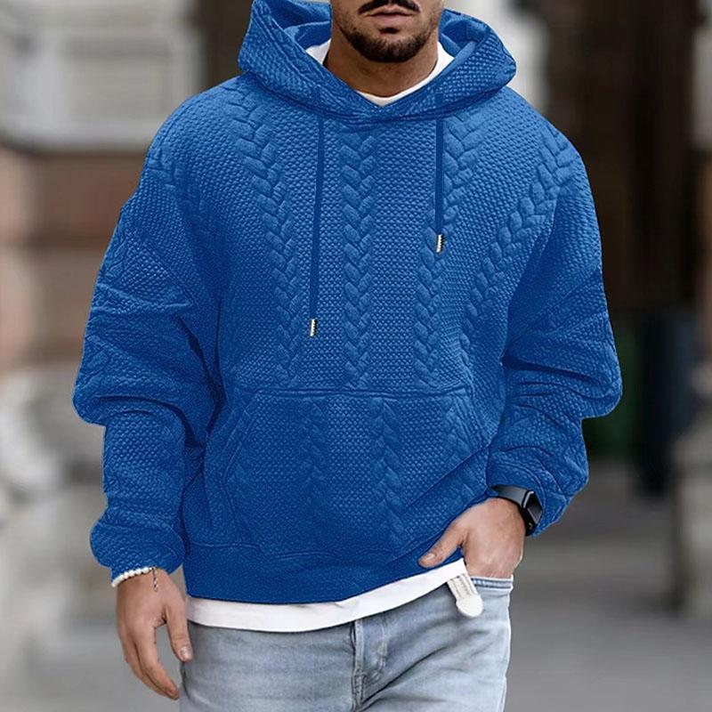 Tomáš – Sweater de Malha com Bolso Canguru para Homens