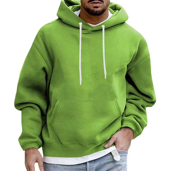 Tomáš – Sweatshirt Confortável com Capuz e Bolso para Homens