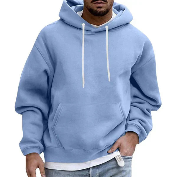 Tomáš – Sweatshirt Confortável com Capuz e Bolso para Homens