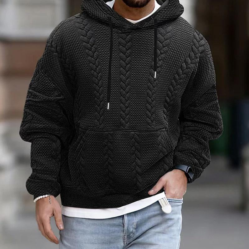 Tomáš – Sweater de Malha com Bolso Canguru para Homens
