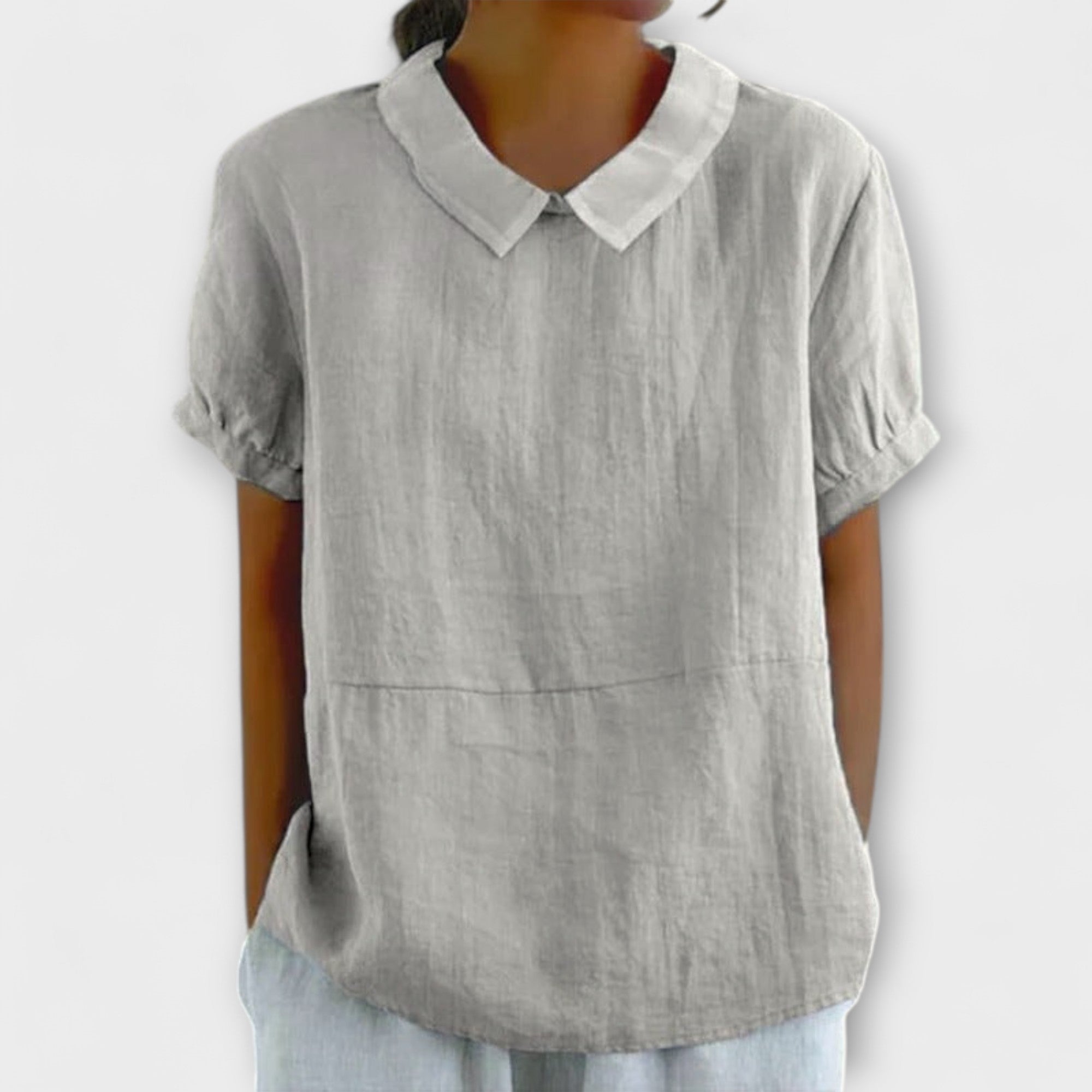 Lia - Blusa de manga curta