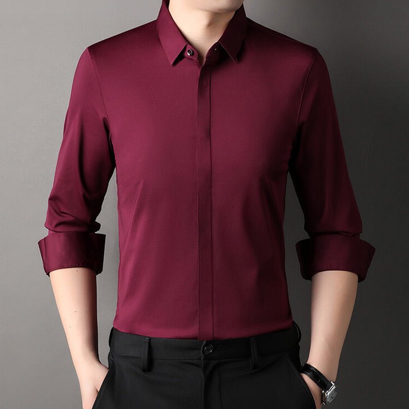 David – Camisa Sem Amassar para Homens