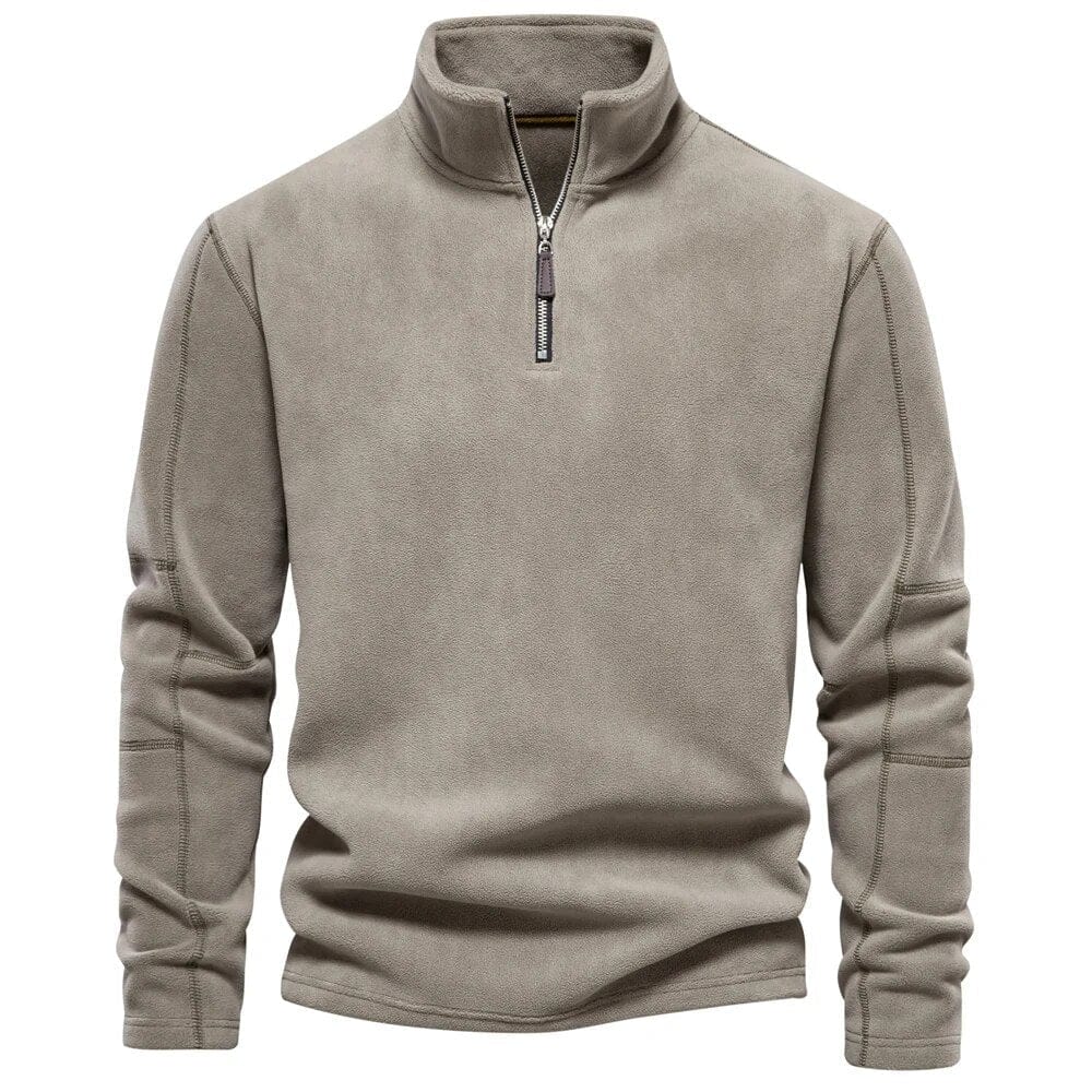 Tomáš – Pullover Masculino com Zíper Polo