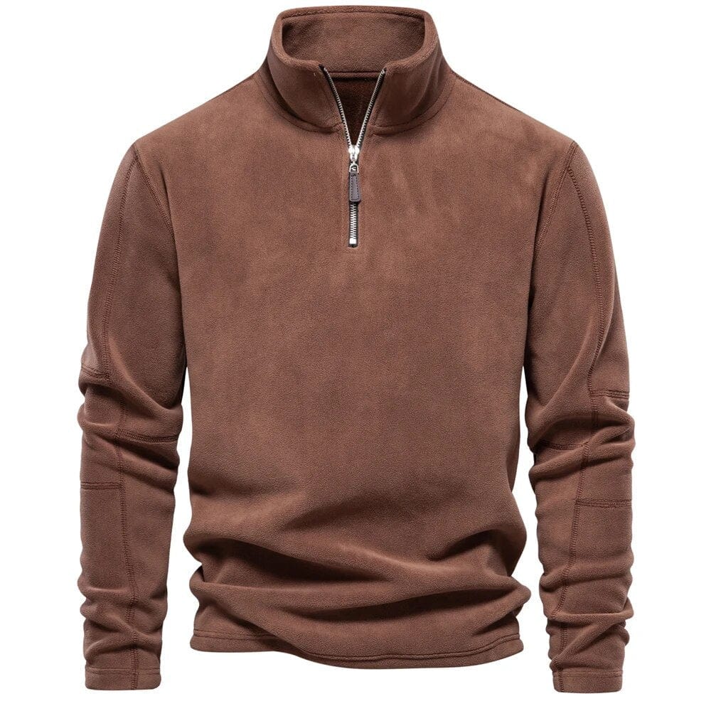 Tomáš – Pullover Masculino com Zíper Polo