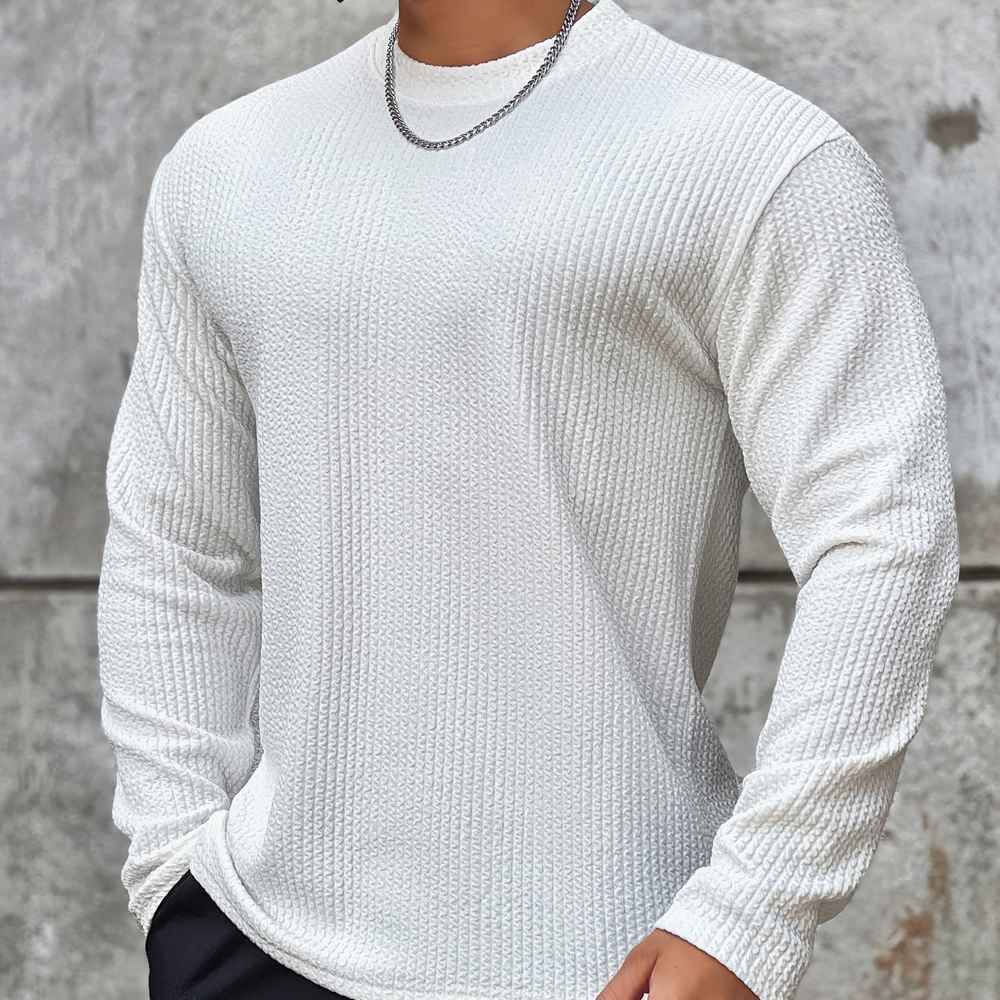 Tomáš – Sweater Masculino com Decote Redondo