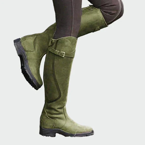Adéla – Botas de Couro Ortopédicas Premium