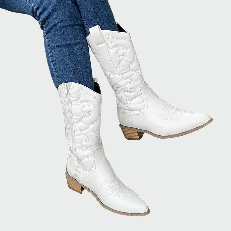 Tereza – Botas de Cowboy Metálicas